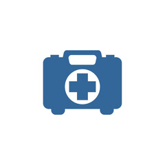 Obraz premium Medical bag logo design vector template, Travel logo design concept, Icon symbol