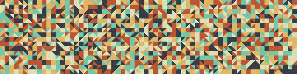 Abstract Geometric Pattern generative computational art illustration