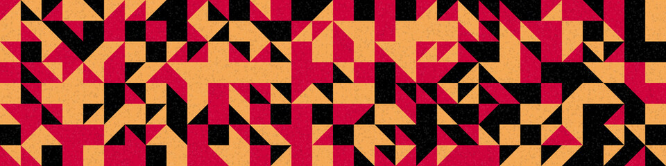 Abstract Geometric Pattern generative computational art illustration