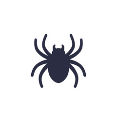 Spider icon on white, vector