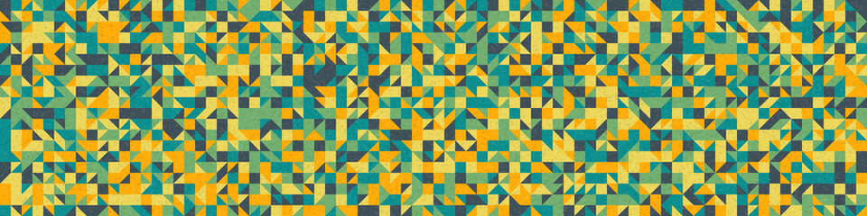 Abstract Geometric Pattern generative computational art illustration