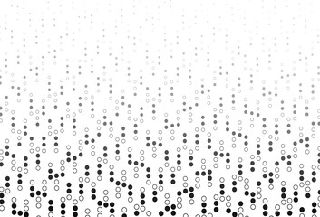 Light Silver, Gray vector cover with spots.