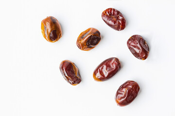 dates isolated on white background