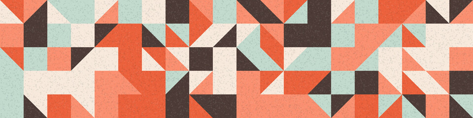 Abstract Geometric Pattern generative computational art illustration