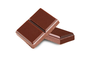 chocolate bar set isolated white background collection .Clipping path.