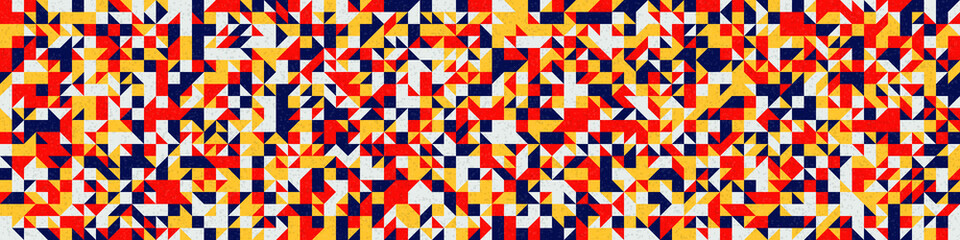 Abstract Geometric Pattern generative computational art illustration