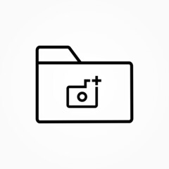 illustration folder camera