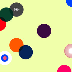 abstract background design with circles