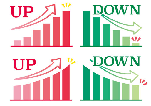 Business Graph and Chart Illustration Set