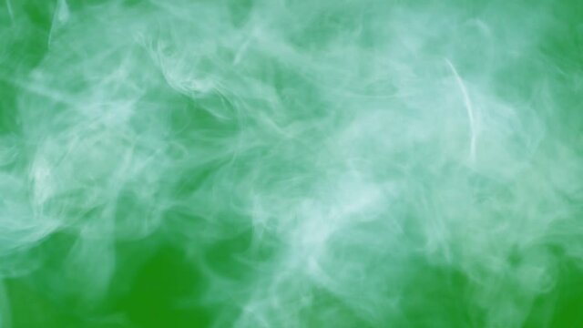 Real smoke In Green Screen 
