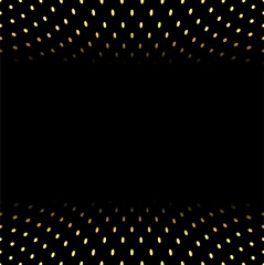 Gold polka dot pattern. polka dot wave vector illustrator