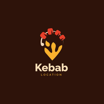 Kebab logo icon design concept