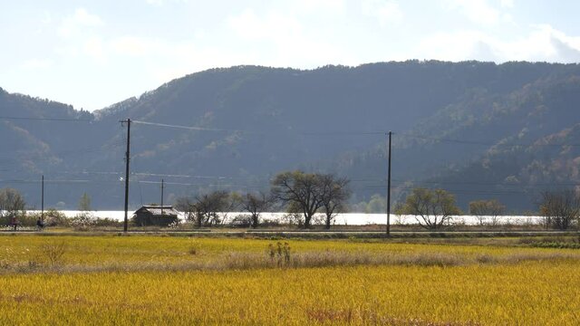 A view of Yogo, Shiga Prefecture, taken on a clear day.