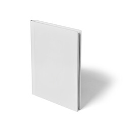 open book paper education page literature notebook textbook background blank white isolated