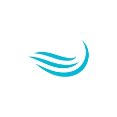 Natural Water wave Logo