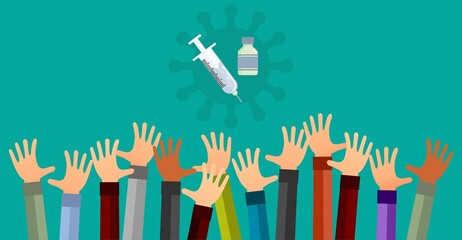 TODOS QUIEREN LA VACUNA CORONAVIRUS