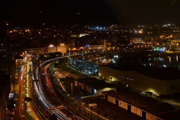 Fototapeta na wymiar Las Palmas bei Nacht