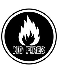 fire icon on button