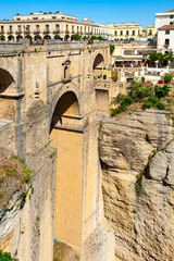 Papier Peint photo Ronda Pont Neuf  Ronda, Spain - May 22, 2017: The Puente Nuevo bridge in Ronda 