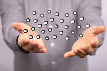 Cloud computing, Cloud computing and Big data concept, Cloud computing technology internet concept background