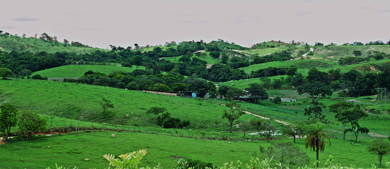 Estrada que leve para Esmeraldas, passando por dentro das fazendas da localidade. 