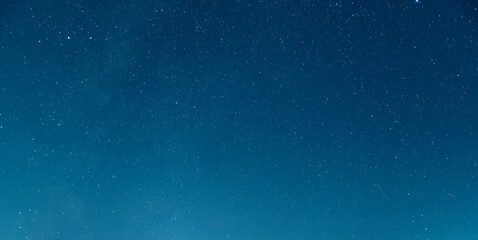 Beautiful starry sky. Night photography, astronomical background.