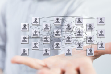 conference Digital Network and data concept 3d