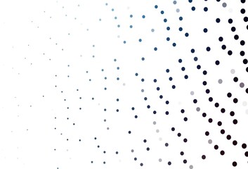 Light BLUE vector cover with spots.