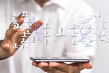 team hierarchy connection group digital