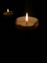 candle in the dark