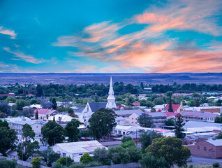 Beaufort West town church in the Great Karoo Western Cape South Africa