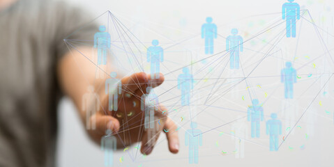 Unity group and teamwork concept