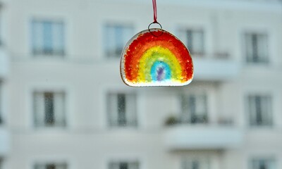 Regenbogen während Corona