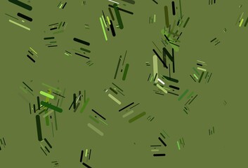 Light Green vector pattern with narrow lines.