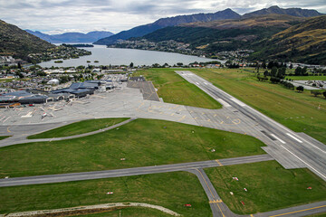 Flughafen von Queenstown, Neuseeland