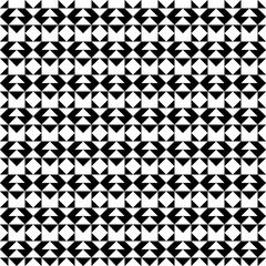 Triangles, rhombuses, diamonds, figures seamless pattern. Ethnic ornate. Geometric image. Folk ornament. Tribal wallpaper. Geometrical background. Retro motif. Ethnical textile print. Abstract vector.