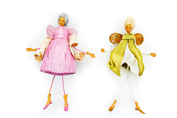 Isolates of Christmas toys Christmas mood