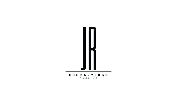 jkr Abstract initial monogram letter alphabet logo design