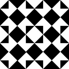 Diamonds, rhombuses, triangles, squares, checks seamless pattern. Ethnic ornate. Folk ornament. Geometric image. Tribal wallpaper. Geometrical background. Retro motif. Ethnical textile print. Vector.