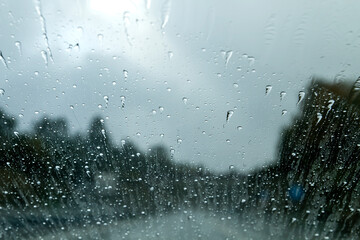 Driving under the rain