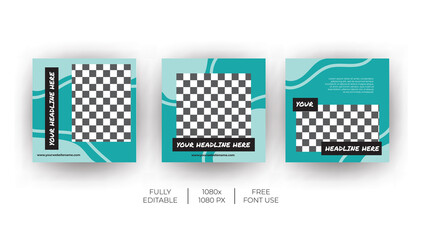 Modern Social Media banner template can be edited. Everyone can use this design easily. Promotional web banners for social media.-Vector.