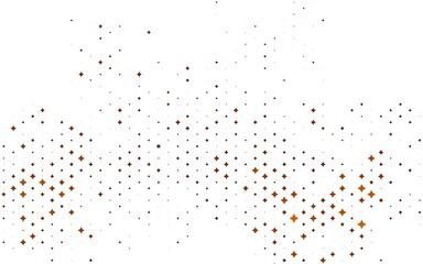 Fototapeta premium Light Yellow, Orange vector template with sky stars.