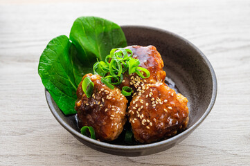 鶏のつくねのあんかけ