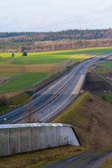 Liesertalbrücke der A1 in der Nähe von Daun in der Eifel