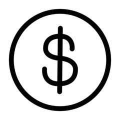 USD icon in a circle