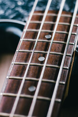 The traditional and popular electric bass that most rock bands use is very similar to an electric guitar,