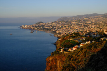 First light over Funchal, Madeira Island, Portugal