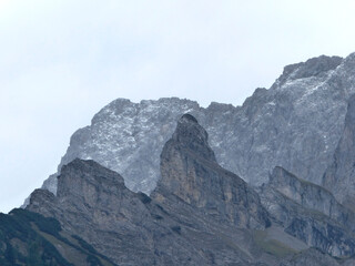 Fototapeta na wymiar Grosser Ahornboden, nature monument in Karwendel mountains, Tyrol, Austria