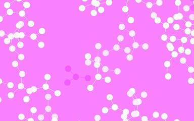 Light Purple vector texture with artificial intelligence concept.