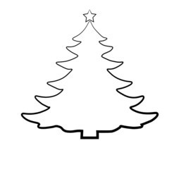 christmas tree vector